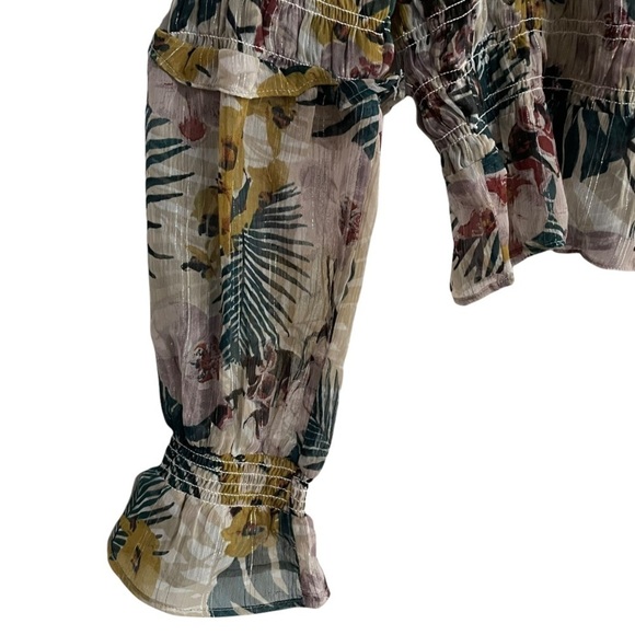 Walter Baker Serena top Key largo smocked metallic - Picture 5 of 10